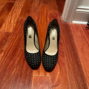 INC black heels with studs